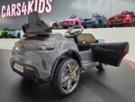 Electric children's car Porsche Taycan 1 person 12 volt grey - Image 4