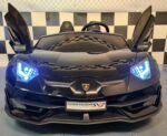 24 volt Lamborghini Aventador 2 person with drift metallic black - Image 3