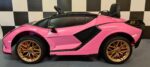 Lamborghini SIAN, rožinis, elektromobilis vaikams - Image 4