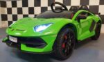 Electric children's car Lamborghini Aventador 12Volt green - Image 2
