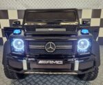 Electric children's car Mercedes G63 6x6 AMG 1 person metallic black - Image 3