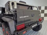 Electric children's car Mercedes G63 6x6 AMG 1 person metallic black - Image 7