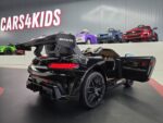Mercedes GT3 AMG metallic black electric children's car - Image 4
