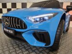 Electric children's car Mercedes SL63 12 volt metallic blue - Image 7