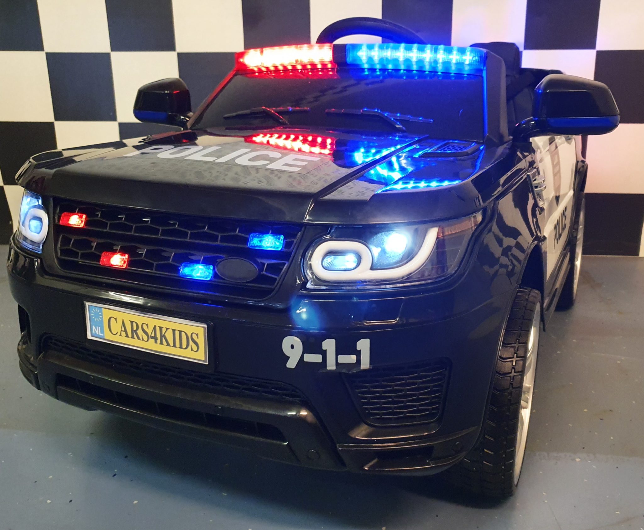 Politieauto-elektrische-speelgoed-kinderjeep Police Car electric toy kids jeep 12V 2.4G RC - Image 1