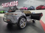 Porsche Taycan electric children's car for 2 people 24 volts grey - Image 4