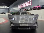 Electric children's car Porsche Taycan 1 person 12 volt grey - Image 2