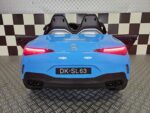 Electric children's car Mercedes SL63 12 volt metallic blue - Image 6
