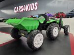 Children's tractor 24 volt with trailer RC green - Image 5