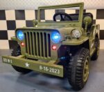 Electric children's jeep Willy 12 volts with remote control 1 person