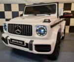 Mercedes G63 children's car 12V white with soft start 1 person