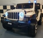 Jeep Wrangler children's car 12 volt 4 wheel drive RC White