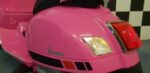 Vespa GTS children's scooter Pink 12 volts with windshield - Image 6
