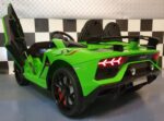 Electric children's car Lamborghini Aventador 12Volt green - Image 5