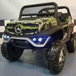 Electric children's car Mercedes Unimog camouflage 4x4 2 persons