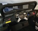 2 person Mercedes electric children's car Unimog 4 wheel drive matt black - Image 8