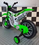 Children's dirt bike 12 volt green - Image 5