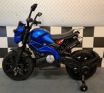 Children's motorcycle Grom Superbike 12 volt metallic blue - Image 2