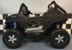 2 person Mercedes electric children's car Unimog 4 wheel drive matt black - Image 4