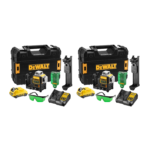 2 x DCE089D1G DeWALT kryžminių linijų lazeris