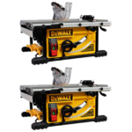 2 x DWE7492 DeWALT išilginio pjovimo staklės
