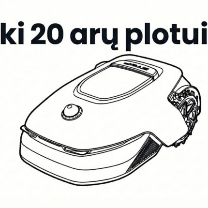 Belaidis vejos robotas Dreame A1 PRO - 5Ah baterija/iki 2000 m² (20 a.)