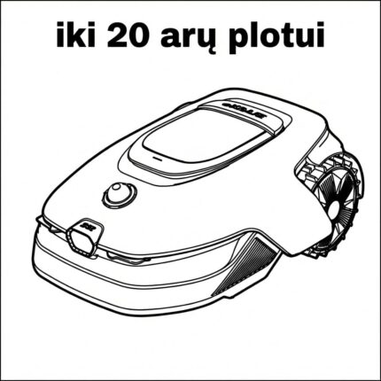 Belaidis vejos robotas Dreame A2 - 5Ah baterija/iki 2000m²
