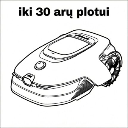 Belaidis vejos robotas Dreame A2 - 5Ah baterija/iki 3000m²