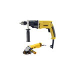 D21805 DeWALT 770 W smūginis gręžtuvas + DWE4207 1000W 125mm kampinis šlifuoklis
