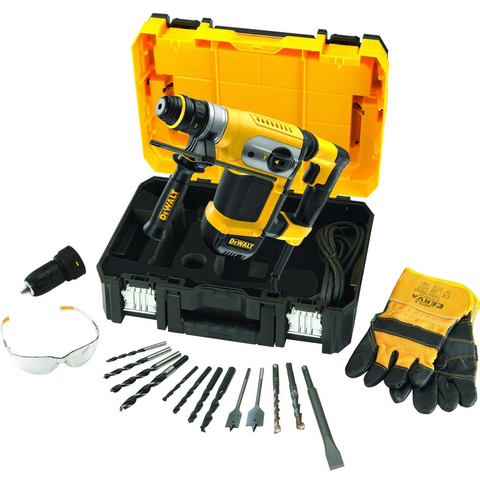 d25417kt-dewalt-32mm-4kg-sds-perforatorius D25417KT DeWALT 32mm 4kg SDS+ perforatorius - Image 1