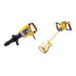 D25941K DeWALT atskėlimo plaktukas + DCD240N FLEXVOLT 54 V maišyklė