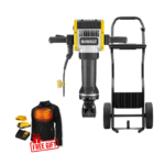 D25981K DeWALT 28 mm HEX 30kg sunkiasvoris atskėlimo plaktukas 2100W + vežimėlis + DOVANA!