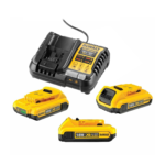 DCB1104D3 DeWALT 4A greitojo kroviklio ir akumuliatorių rinkinys (3x2.0 Ah)