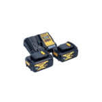DCB1104M2 DeWALT 4A greitojo kroviklio ir akumuliatorių rinkinys (2x4.0 Ah)
