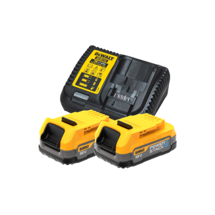 DCB115E2 DeWALT 18V POWERSTACK baterijų ir kroviklio rinkinys (2x1.7 Ah)