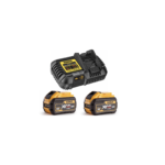 DCB116X2 DeWALT kroviklio ir akumuliatorių rinkinys (2x9.0 Ah)