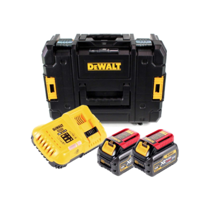 DCB118T2T DeWALT FLEXVOLT 54V baterijų ir kroviklio rinkinys (2x6.0 Ah)