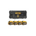 DCB1404Y4 DeWALT FLEXVOLT 54V akumuliatorių ir kroviklio rinkinys (4x12.0 Ah)