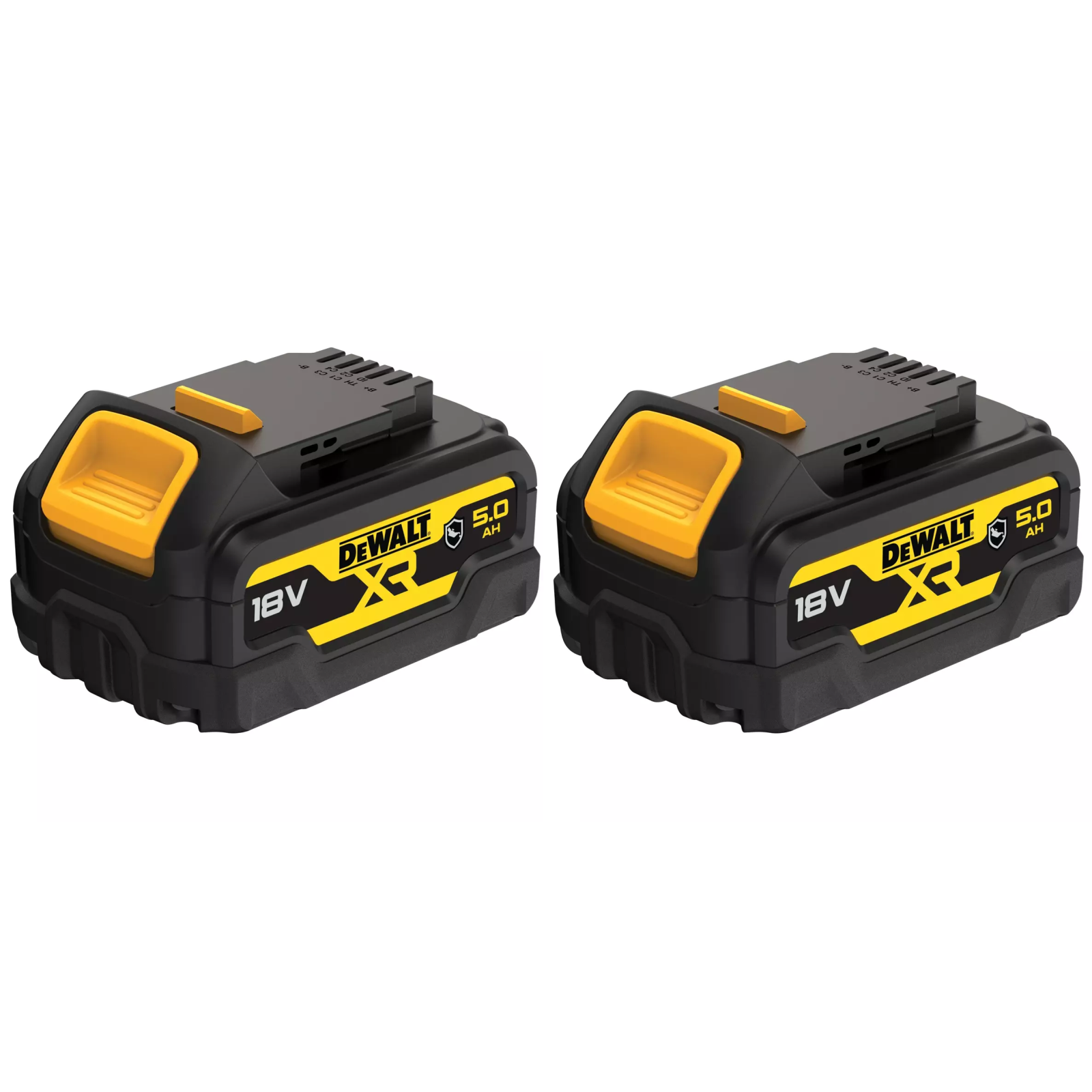 dcb184p2g-dewalt-18v-xr-li-ion-akumuliatoriai-2x50-ah DCB184P2G DeWALT 18V XR Li-Ion akumuliatoriai (2x5.0 Ah) - Image 1