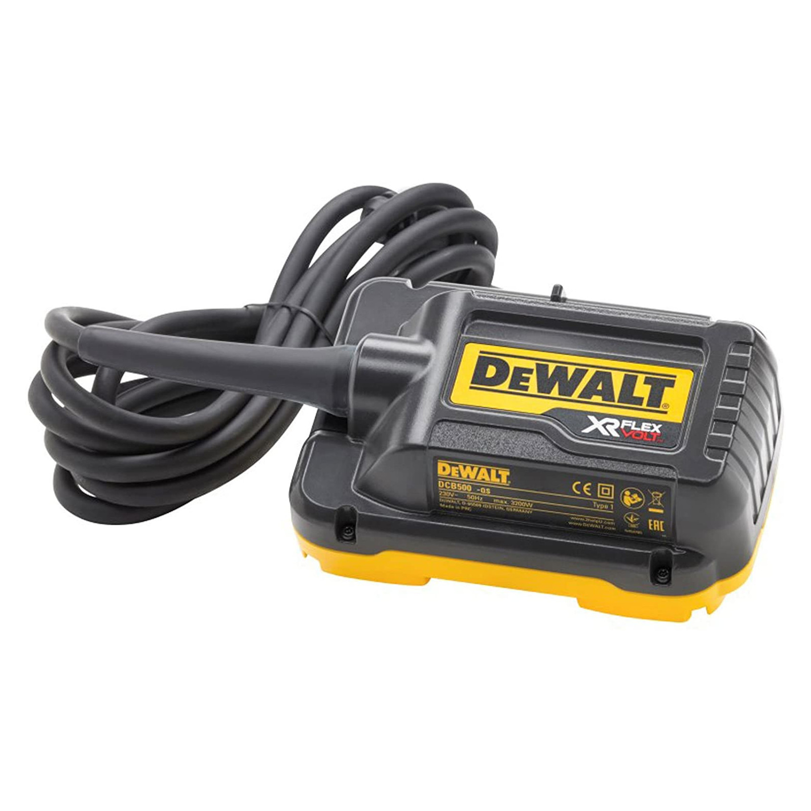 dcb500-dewalt-maitinimo-adapteris-flexvolt-54v-dhs780-staklems DCB500 DeWALT maitinimo adapteris FLEXVOLT 54V DHS780 staklėms - Image 1
