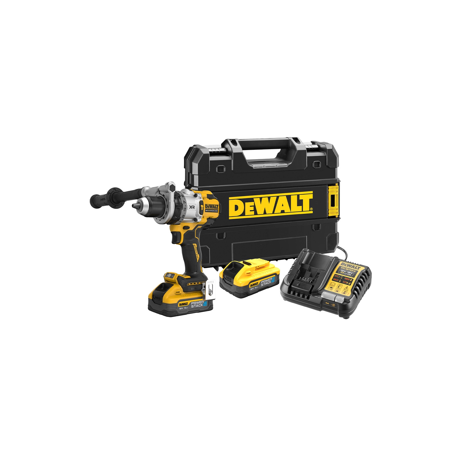 dcd1007h2t-dewalt-18v-suktuvas-smuginis-greztuvas-2x50-ah DCD1007H2T DeWALT 18V suktuvas - smūginis gręžtuvas (2x5.0 Ah) - Image 1