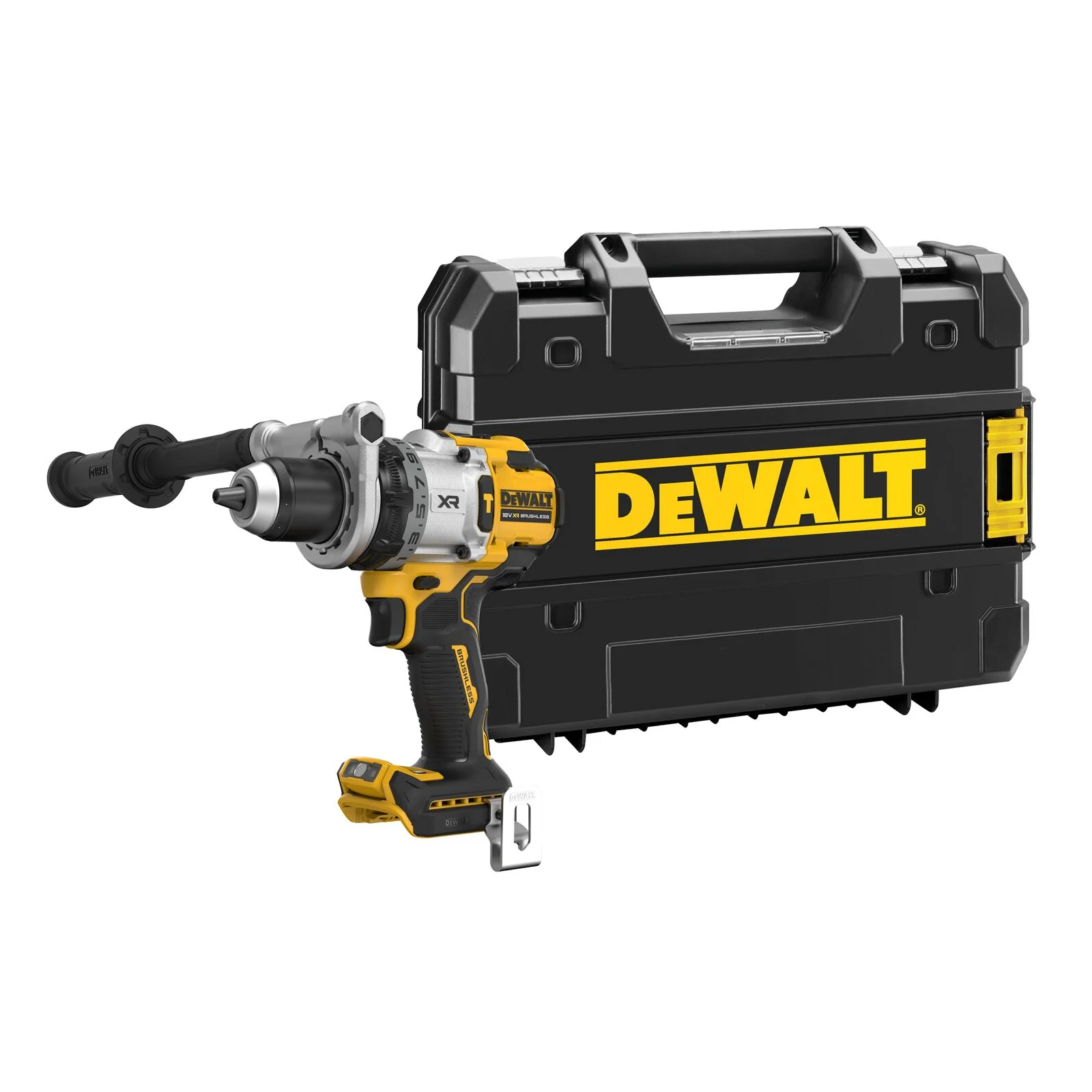 dcd1007nt-dewalt-18v-suktuvas-smuginis-greztuvas DCD1007NT DeWALT 18V suktuvas - smūginis gręžtuvas - Image 1