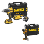 DCD100YD2T + DCF850NT DeWALT 18V XR suktuvas – smūginis gręžtuvas + itin kompaktiškas smūginis suktuvas (2x2.0 Ah)