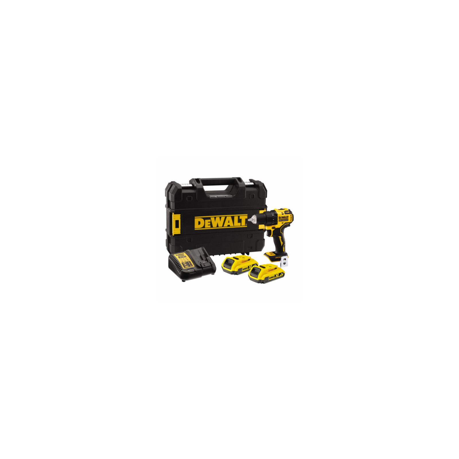 dcd708d2t-dewalt-18v-suktuvas-greztuvas-2x20-ah DCD708D2T DeWALT 18V suktuvas-gręžtuvas (2x2.0 Ah) - Image 1