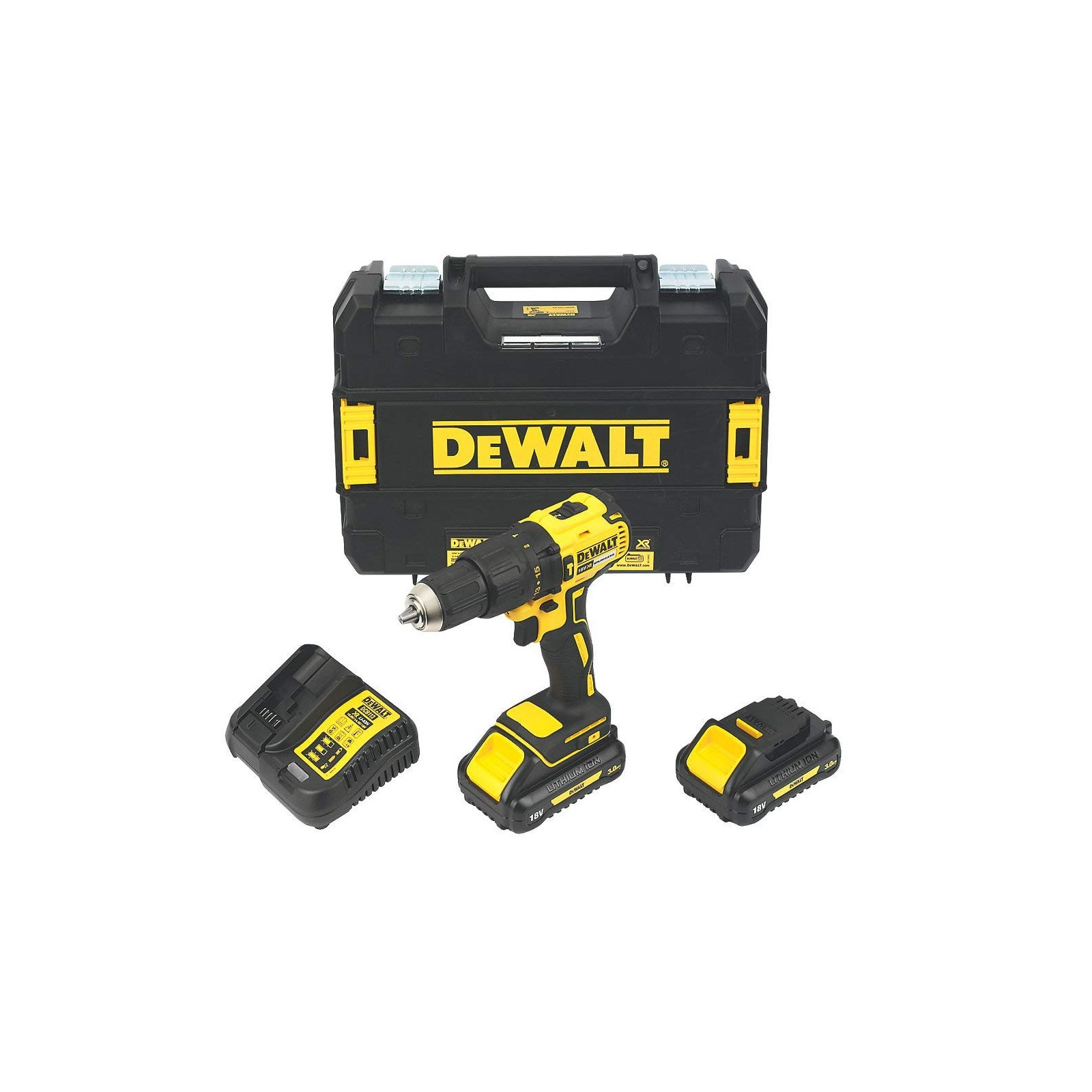 dcd778l2t-dewalt-18v-suktuvas-smuginis-greztuvas-2x30-ah DCD778L2T DeWALT 18V suktuvas- smūginis gręžtuvas (2x3.0 Ah) - Image 1