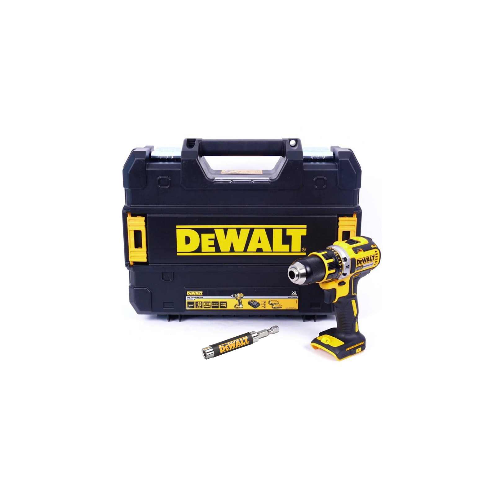 dcd790nt-dewalt-18v-suktuvas-greztuvas-dovana DCD790NT DeWALT 18V suktuvas – gręžtuvas + DOVANA! - Image 1