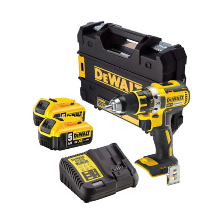 DCD790P2 DeWALT 18V suktuvas – gręžtuvas (2x5.0 Ah)