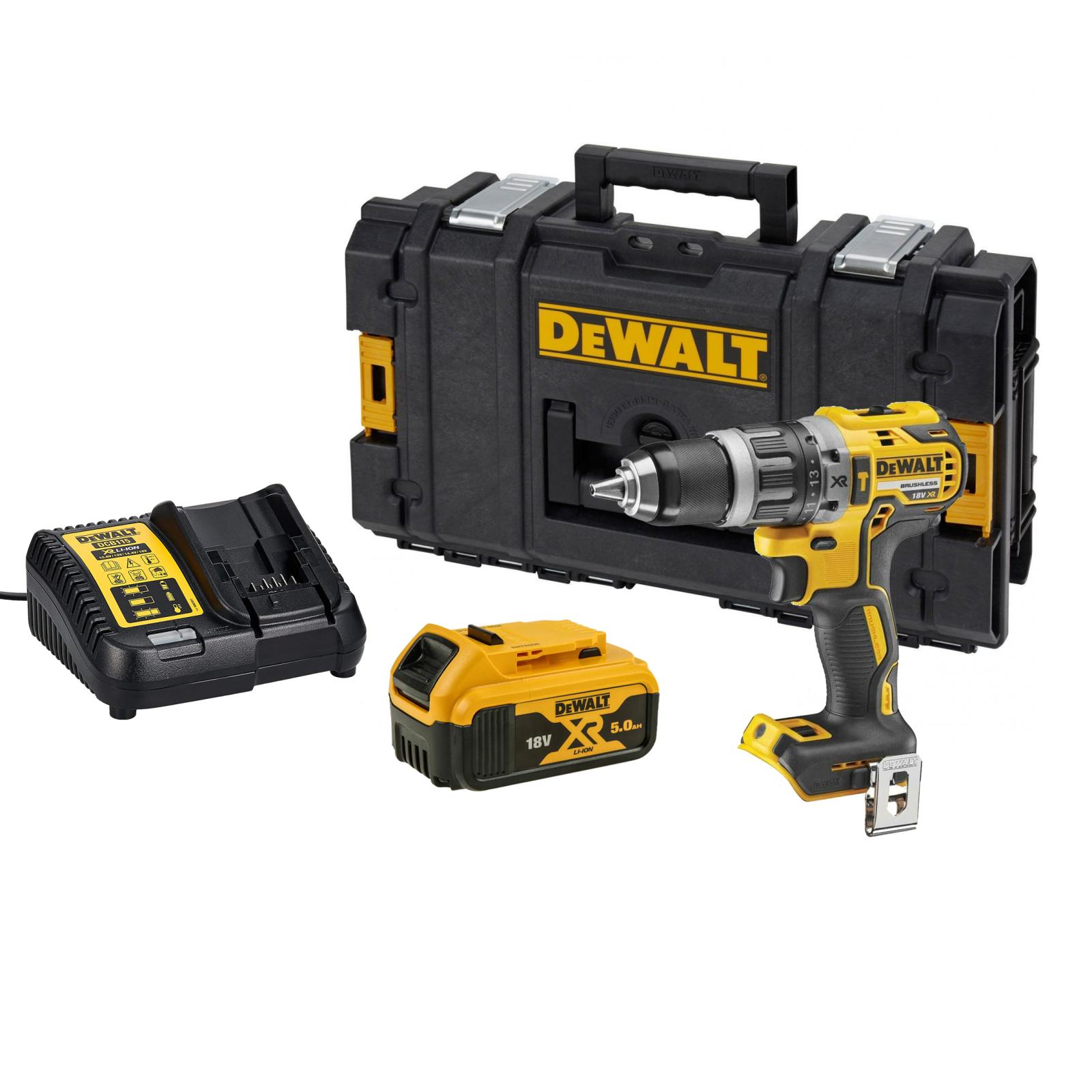 dcd791p1k-dewalt-18v-suktuvas-greztuvas-1x50-ah-dovana DCD791P1K DeWALT 18V suktuvas – gręžtuvas (1x5.0 Ah) + DOVANA! - Image 1