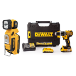 DCD796D2F DeWALT 18V 2.0 Ah XR Li-Ion smūginis suktuvas – gręžtuvas + DLC044 žibintuvėlis