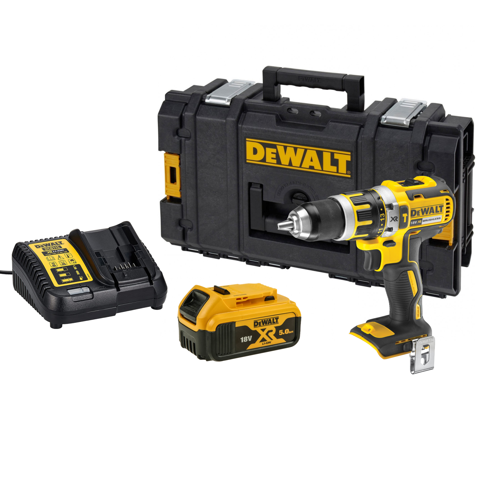 dcd796p1k-dewalt-18v-suktuvas-smuginis-greztuvas-1x50-ah-dovana DCD796P1K DeWALT 18V suktuvas – smūginis gręžtuvas (1x5.0 Ah) + DOVANA! - Image 1